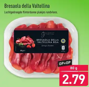 ALDI Gourmet Bresaola della Valtellina 80g aanbieding