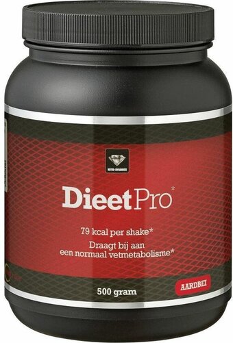 Bol.com Nutri dynamics - dieet pro - aardbei - 500 g - eiwitshake aanbieding