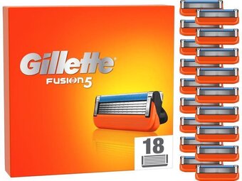Bol.com Gillette fusion5 navulmesjes - voordeelverpakking 18 stuks aanbieding