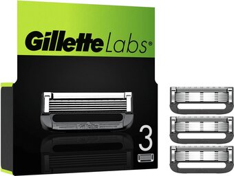 Bol.com Gillette navulmesjes voor gillettelabs - exfoliating bar en heated razor - 3 scheermesjes aanbieding