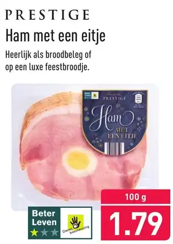 ALDI Prestige Ham met een eitje 100g aanbieding