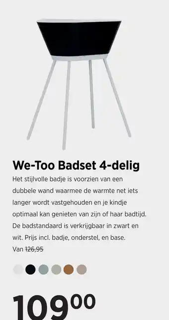 Babypark We-Too Badset 4-delig aanbieding