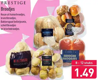 ALDI Prestige Broodjes 8-12 st aanbieding