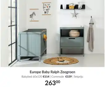 Babypark Europe Baby Ralph Zeegroen aanbieding