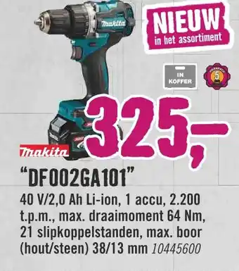 Hornbach "DF002GA101" aanbieding