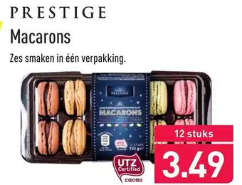 ALDI Prestige Macarons 132g aanbieding