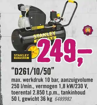 Hornbach "D261/10/50" aanbieding