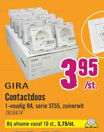 Hornbach Gira Contactdoos aanbieding