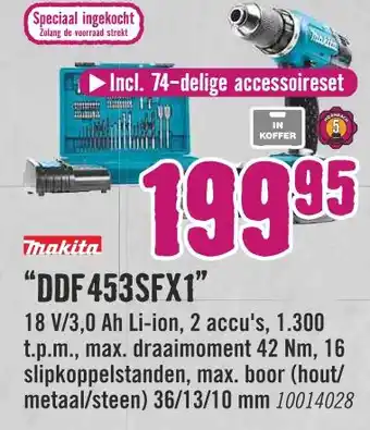 Hornbach "DDF 453SFX1" aanbieding