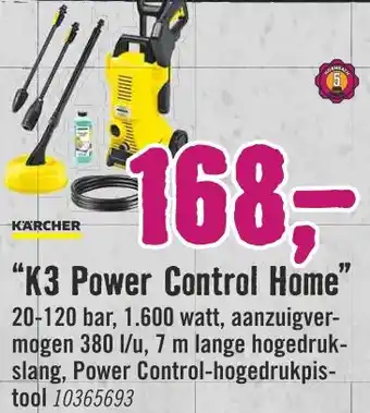 Hornbach "K3 Power Control Home 17 aanbieding