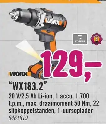 Hornbach "WX183.2" aanbieding