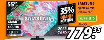 Expert Samsung qled 4k tv qe55q77bat aanbieding