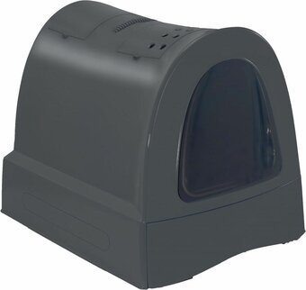 Bol.com Imac zuma - met schuiflade - zwart - kattenbak - 56 x 40 x 42,5 cm aanbieding