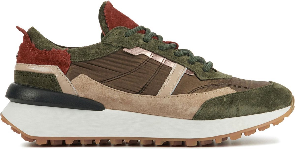 Piedi nudi dames sneakers - groen combi - maat 42 aanbieding bij Bol.com