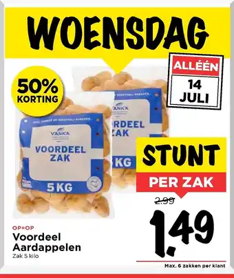 Vomar Voordeelmarkt Voordeel Aardappelen 5kg aanbieding