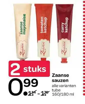 Spar Zaanse sauzen 160/180 ml aanbieding