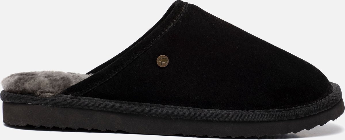 Warmbat heren sloffen - black - maat 47 aanbieding bij Bol.com