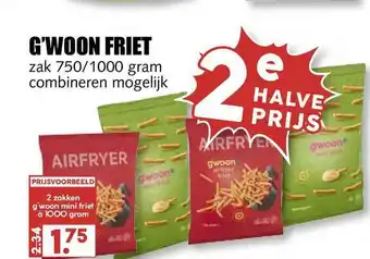 MCD Supermarkt G'woon friet 750/1000 gram aanbieding