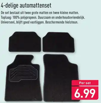 ALDI 4-delige automattenset aanbieding