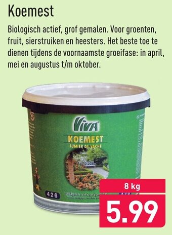 ALDI Viva Koemest 8kg aanbieding