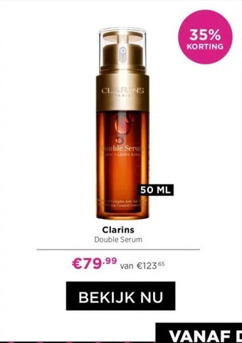 ICI Paris XL Clarins double serum aanbieding