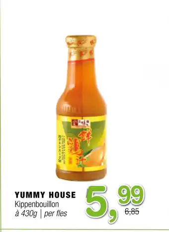 Amazing Oriëntal Yummy house kippenbouillon à 430g per fles aanbieding