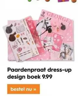 Blokker Paardenpraat dress-up design boek aanbieding