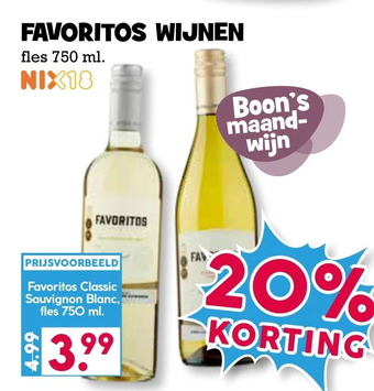 Boon`s Markt Favoritos wijnen aanbieding