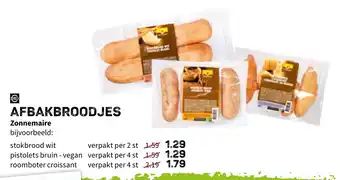 Ekoplaza Zonnemaire Afbakbroodjes aanbieding