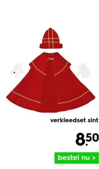 HEMA Verkleedset sint aanbieding