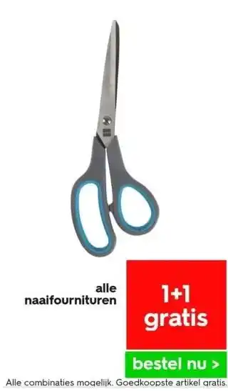 HEMA Alle naaifournituren aanbieding