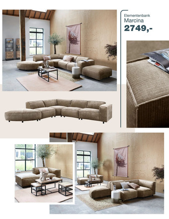 IN.HOUSE Elementenbank marcina aanbieding