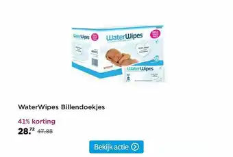 Plein.nl Waterwipes billendoekjes aanbieding