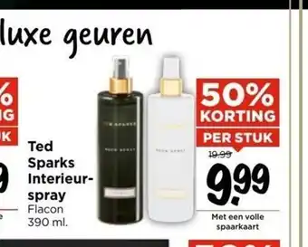 Vomar Voordeelmarkt Ted Sparks Interieur-spray 390 ml aanbieding