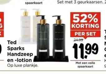 Vomar Voordeelmarkt Ted Sparks Handzeep en -lotion aanbieding