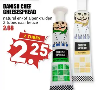 MCD Supermarkt Danish chef cheesespread aanbieding