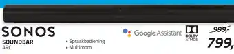Obbink Sonos soundbar arc aanbieding