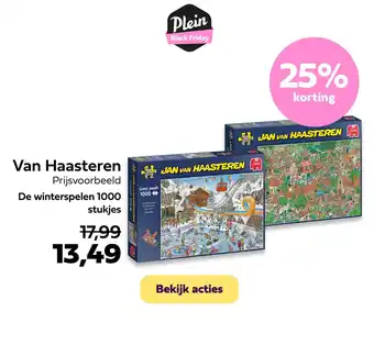 Plein.nl Van haasteren aanbieding