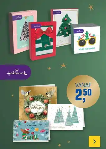 Primera Hallmark kerstkaarten & boxen aanbieding