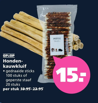 Ranzijn Honden- kauwkluif aanbieding