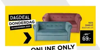 Xenos Kids bankje aanbieding