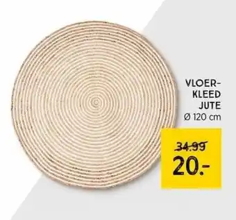 Xenos Vloerkleed jute aanbieding