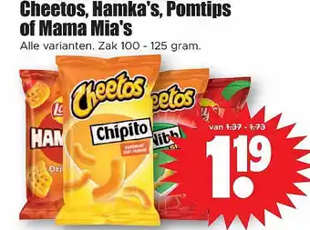 Dirk Cheetor, hamka's, pomtips of mama mia's aanbieding