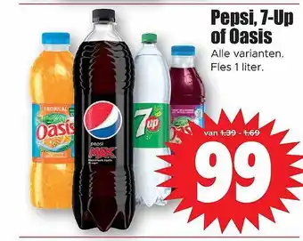 Dirk Pepsi, 7-up of oasis aanbieding