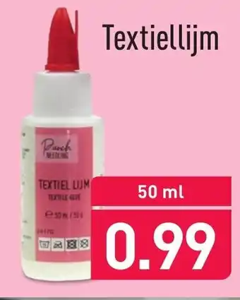 ALDI Punch Needle textiel lijm 50ml aanbieding