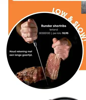 HANOS Runder shortribs aanbieding