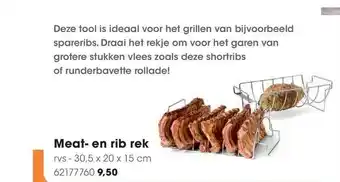 HANOS Meat- en rib rek aanbieding