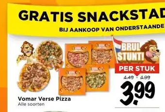 Vomar Voordeelmarkt Verse Pizza aanbieding