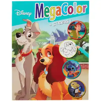 Action Disney MegaColor kleur- en stickerboek aanbieding