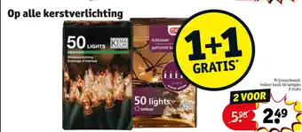 Kruidvat Op alle kerstverlichting aanbieding